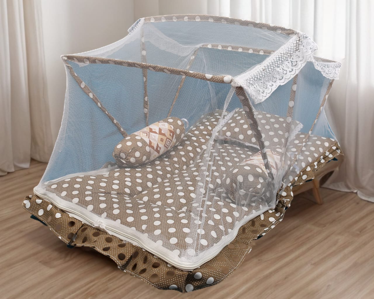 New Born Baby Carry Nest/Bed With Mosquito Net Special Soft Stuff