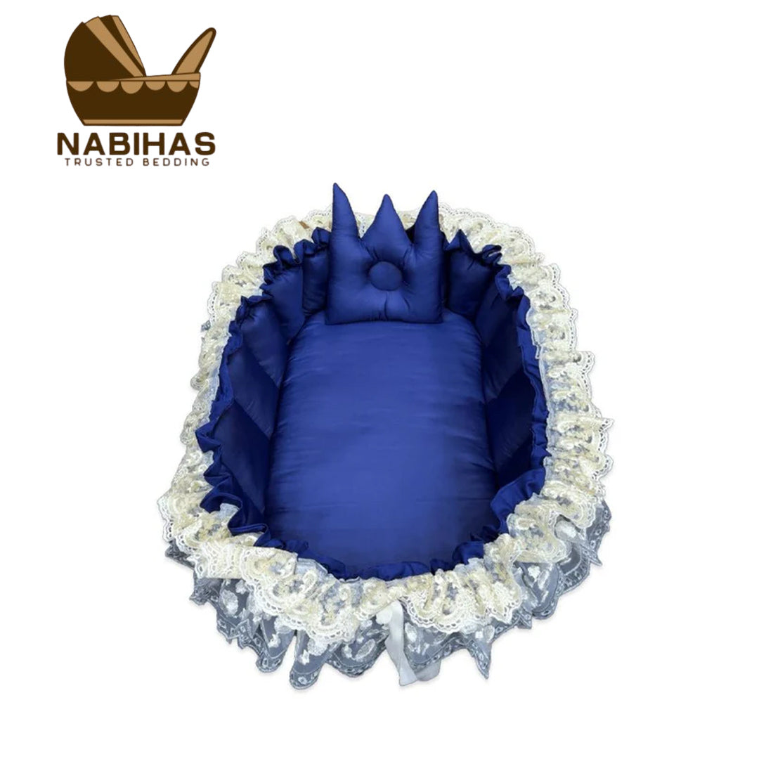 2 Pieces Silk Baby Pod (Navy Blue)
